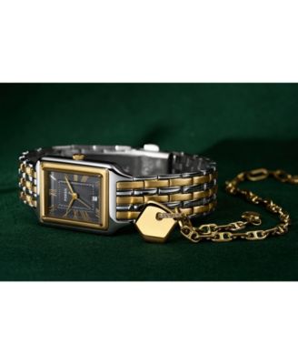 Women's Raquel Three-Hand Date Two-Tone Stainless Steel Watch and Bracelet Set, 23mm