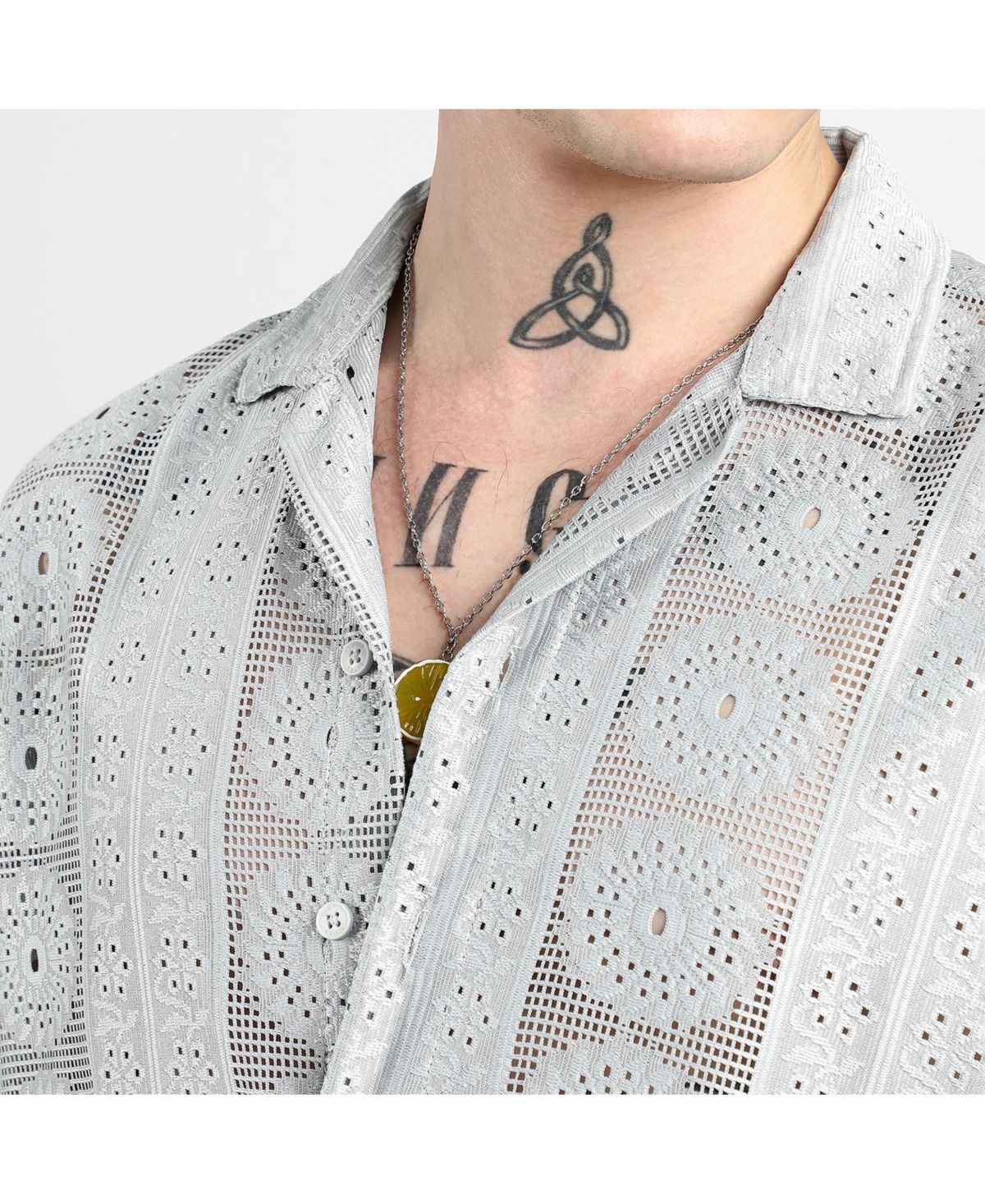 Campus Sutra Men's Oversized Candy Striped Shirt