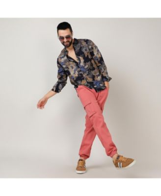 Men's Royal Blue & Midnight Black Paisley Flora Shirt