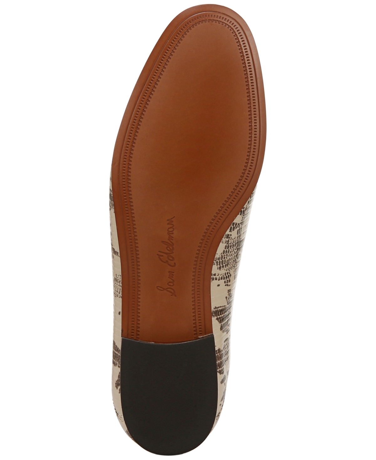 Sam Edelman Loraine Bit Loafer Roccia Grey Leather In Roccia