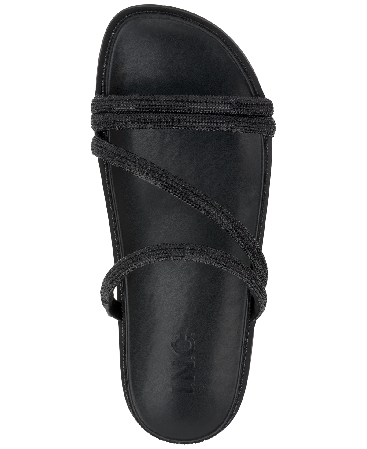 INC INTERNATIONAL CONCEPTS WOMEN'S NARAH POOL SLIDES, CREATED FOR MACY'S 