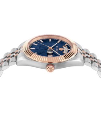 Men's Date Superlative Two-Tone Stainless Steel Bracelet Watch 42mm