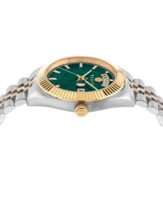 Men's Date Superlative Two-Tone Stainless Steel Bracelet Watch 42mm