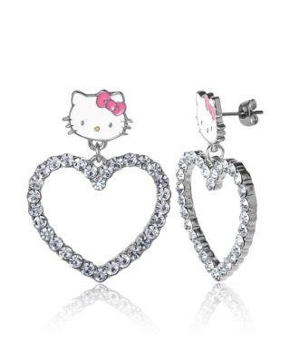 Sanrio Heart Dangle Drop Earrings