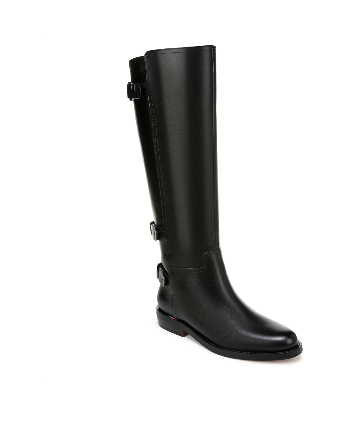 Women's Padova Knee High Riding Boots - Black Leather