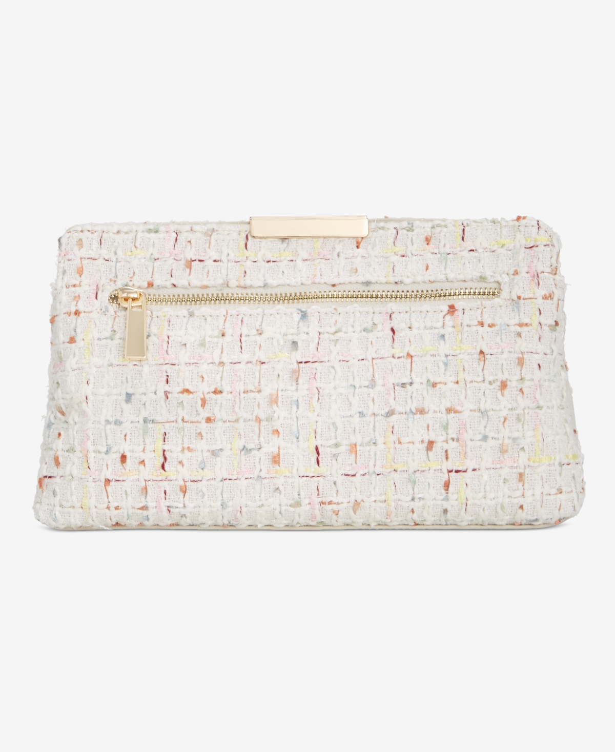 On 34th Reddelle Small Tweed Crossbody, Created For Macy's In White Twee