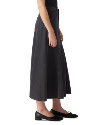 Women's Fit & Flare Denim Skirt