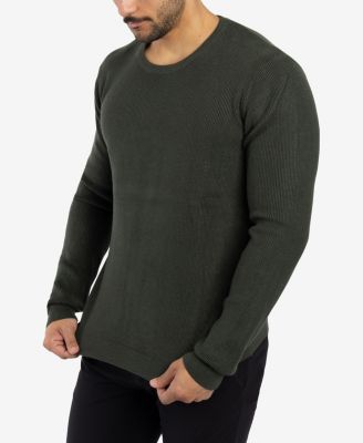 Men's Ribbed Crew Neck Sweater