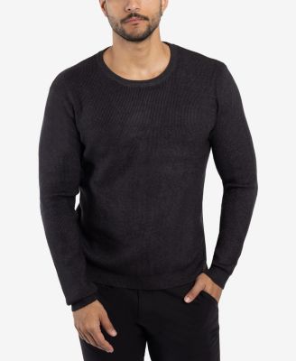 Men's Ribbed Crew Neck Sweater