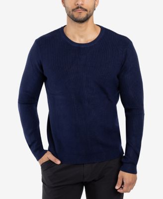 Men's Ribbed Crew Neck Sweater