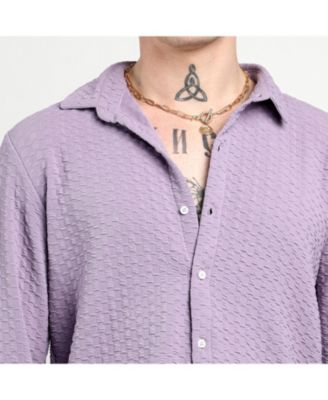 Men's Lilac Ripple Box Shirt