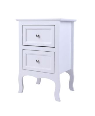 2pcs Country Style Two-Tier Night Tables Large Size