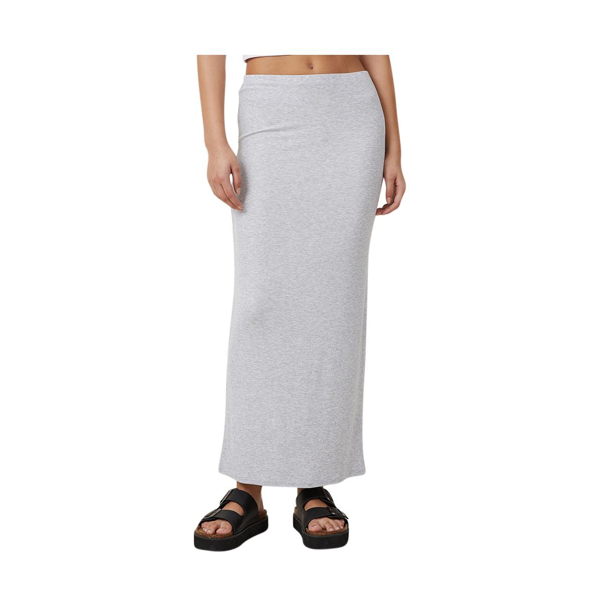 Cotton On Women's Staple Rib Maxi Skirt