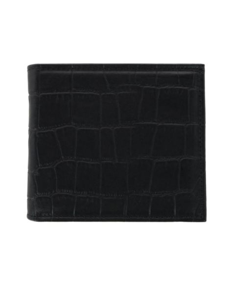 Женские кошельки Trafalgar Esteban Croco Embossed Leather 8 Slot Bi-Fold Wallet