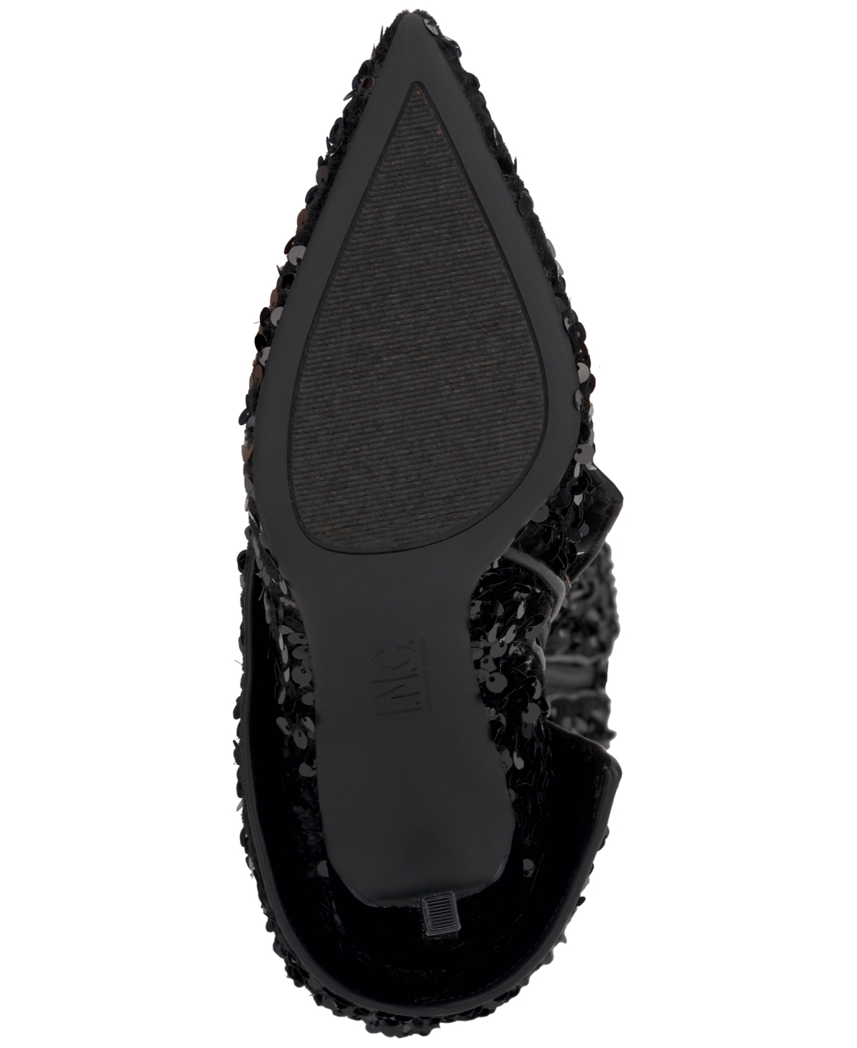 Inc International Concepts Skylar Fold Over Cuffed Knee High Boots, Created For Macy's In Black Sequins