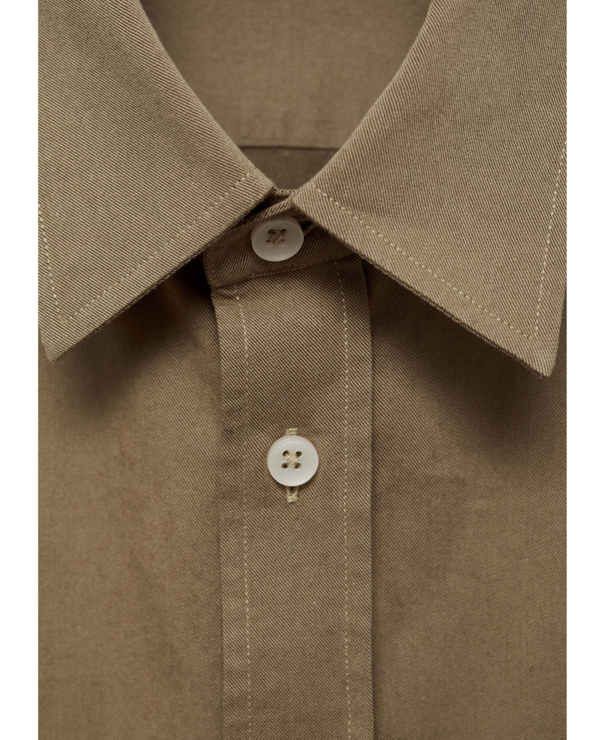 Mango Men's Pockets Detail Twill Cotton Overshirt