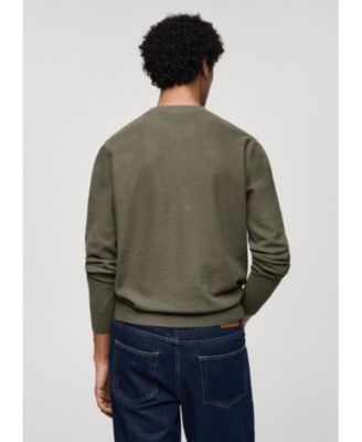 Men's Fine-Knit Cotton Sweater