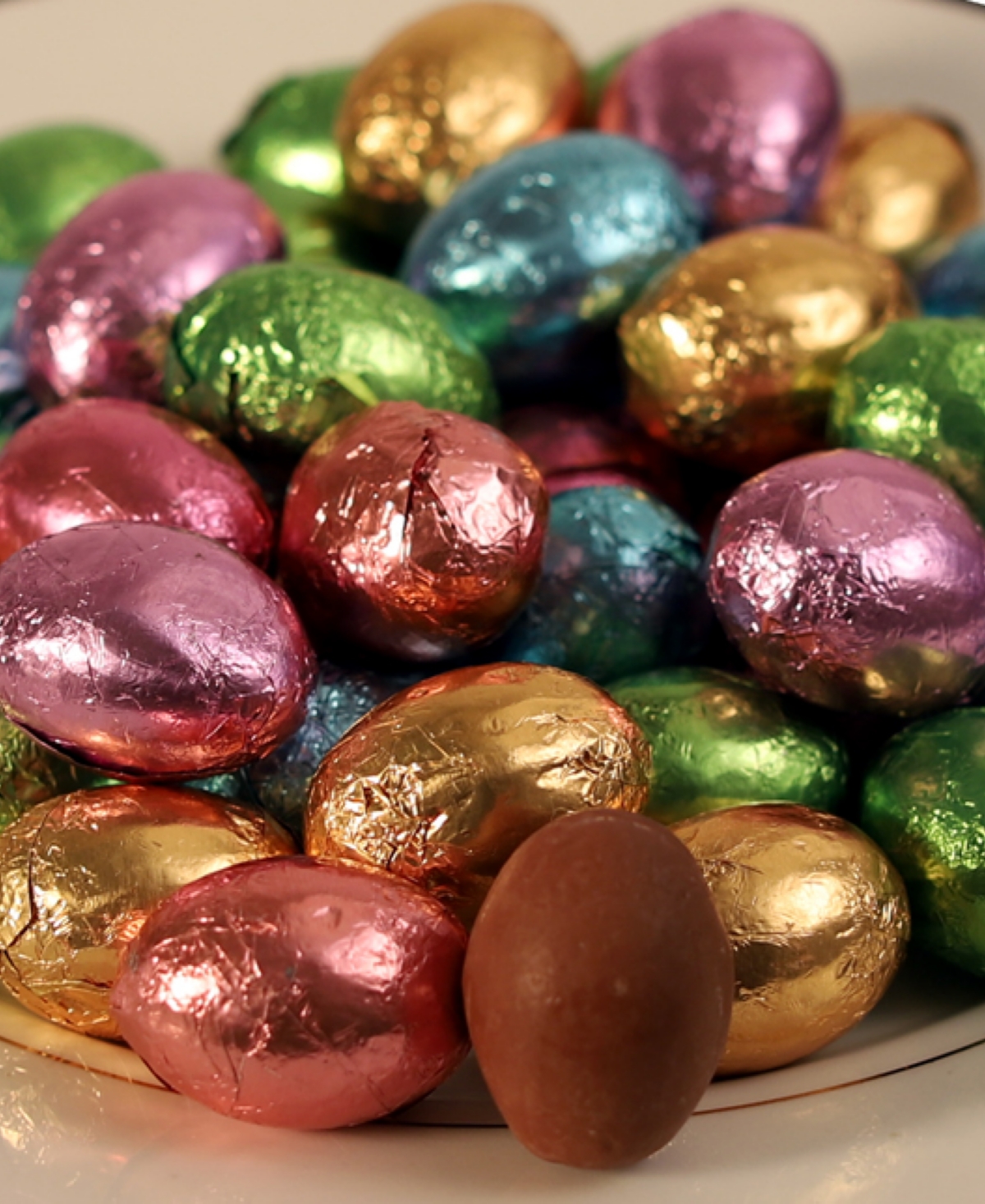 Betsy Ann Chocolates Easter Milk Chocolate Foil Bunnies Foil Eggs Bundle, 2 Piece Set In No Color