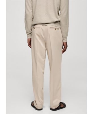 Men's Pleated Flowy Pants