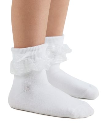 3-Pack Decorative Socks, Little Girls & Big Girls