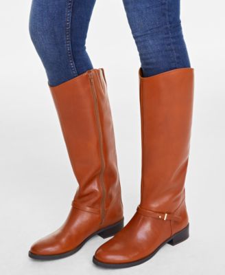 Women's Firesse Wide-Calf Riding Boots, Created for Macy's