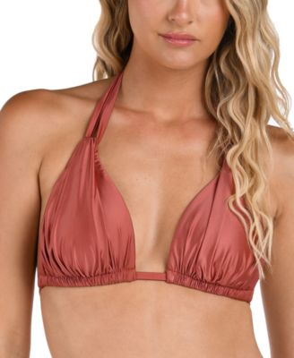 La Blanca - Women's Earth Goddess Halter Bikini Top