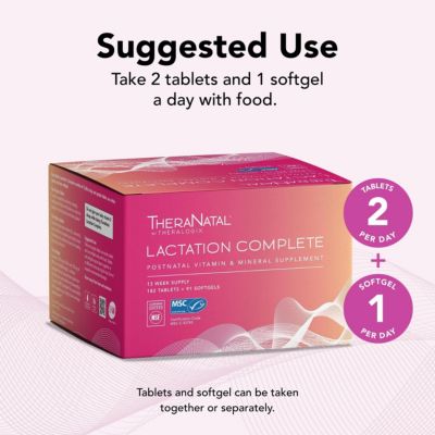 TheraNatal Lactation Complete Postnatal Vitamins with Vitamin D