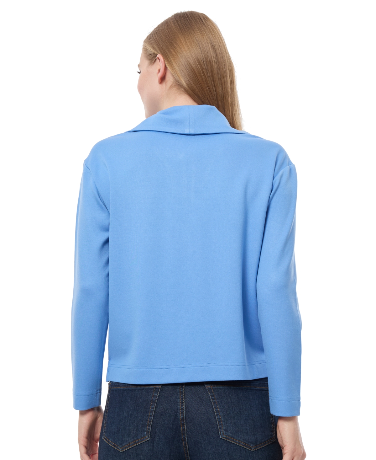 Jones New York Women's Solid-Color Quarter-Zip Top