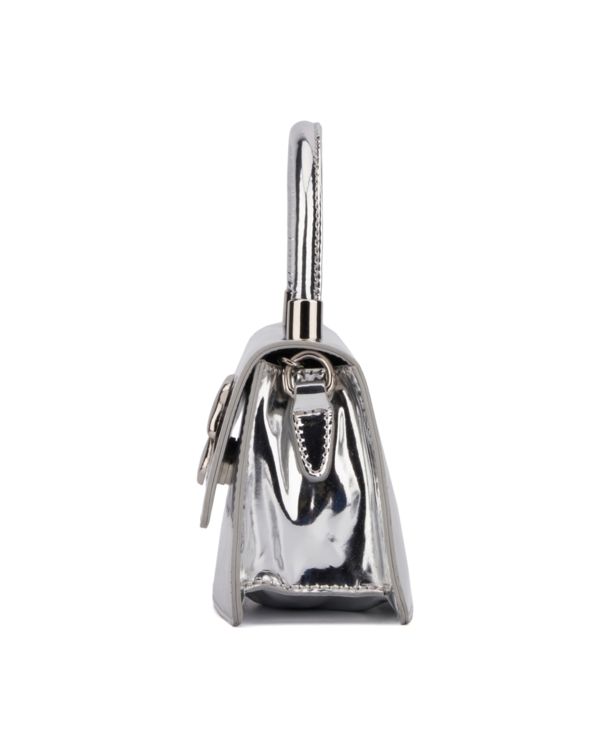 Olivia Miller Anya Crossbody Bag In Silver Metallic