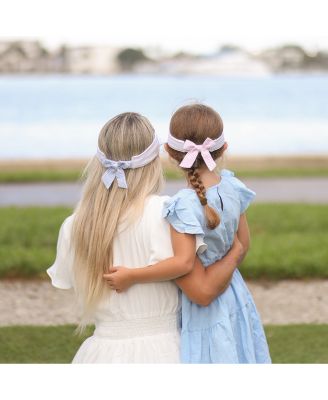 Girls  LOVE Bow Visor in White