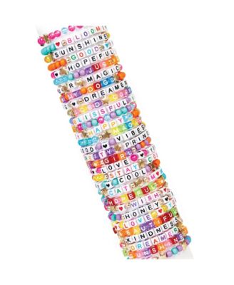 Say Yes Alphabet Bead Bracelet Set