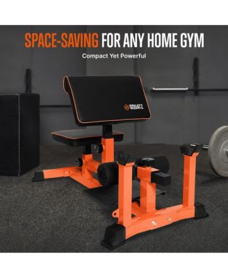 Multi-Function Sissy Squat Machine With Adjustable Squat Bench