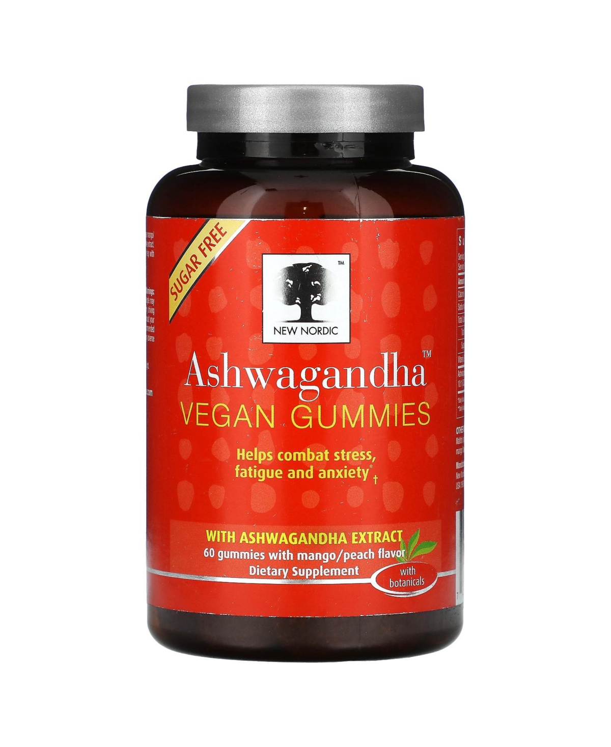 Ashwagandha Nutrition Gummies Mango and Peach - 60 Gummies