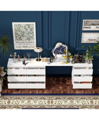 9-Drawer Retractable Dresser Bedroom Storage Organizer