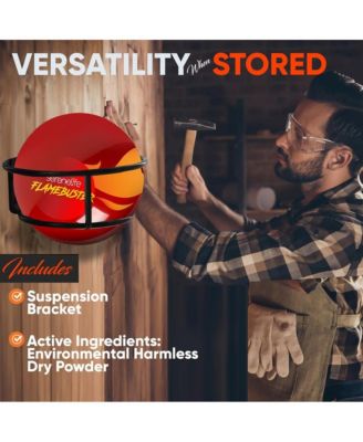 Automatic Fire Ball Extinguisher With Mounting Bracket, 5.06-Inch