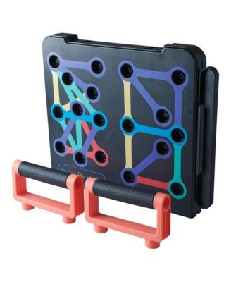 Portable Push Up Board Home Workout Equipment Set With Resistance Bands