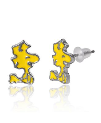 Snoopy Enamel 6 Piece Earring Set, Studs and Hoops