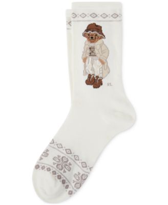 Polo Ralph Lauren Women s Winter Bear Crew Socks Macy s