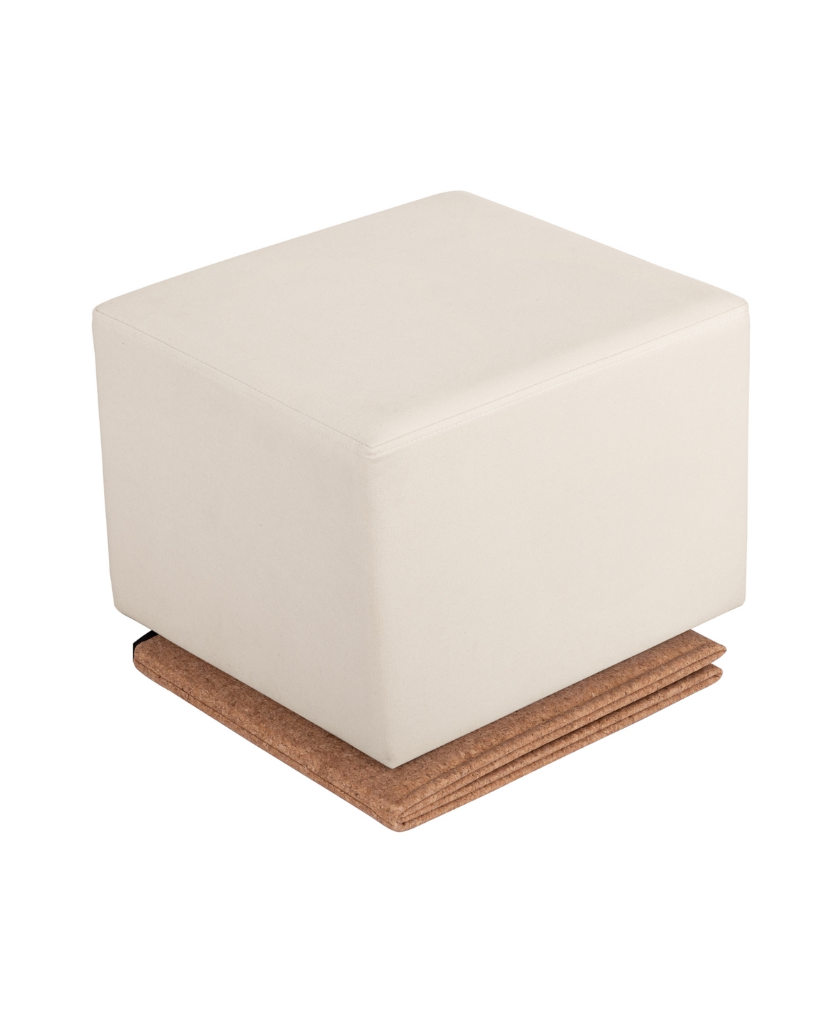 Shop Seville Classics The Vineyard Collection Cork Storage Ottoman In Cream