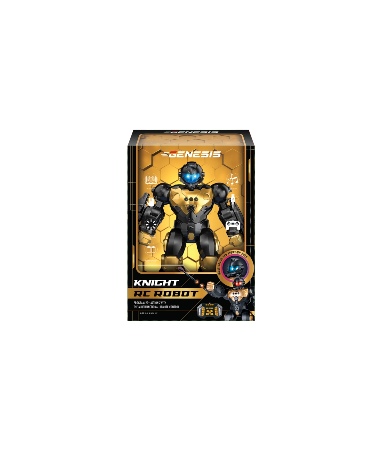 Genesis Blake Knight Remote Control Robot, Created For Macy's In Gold