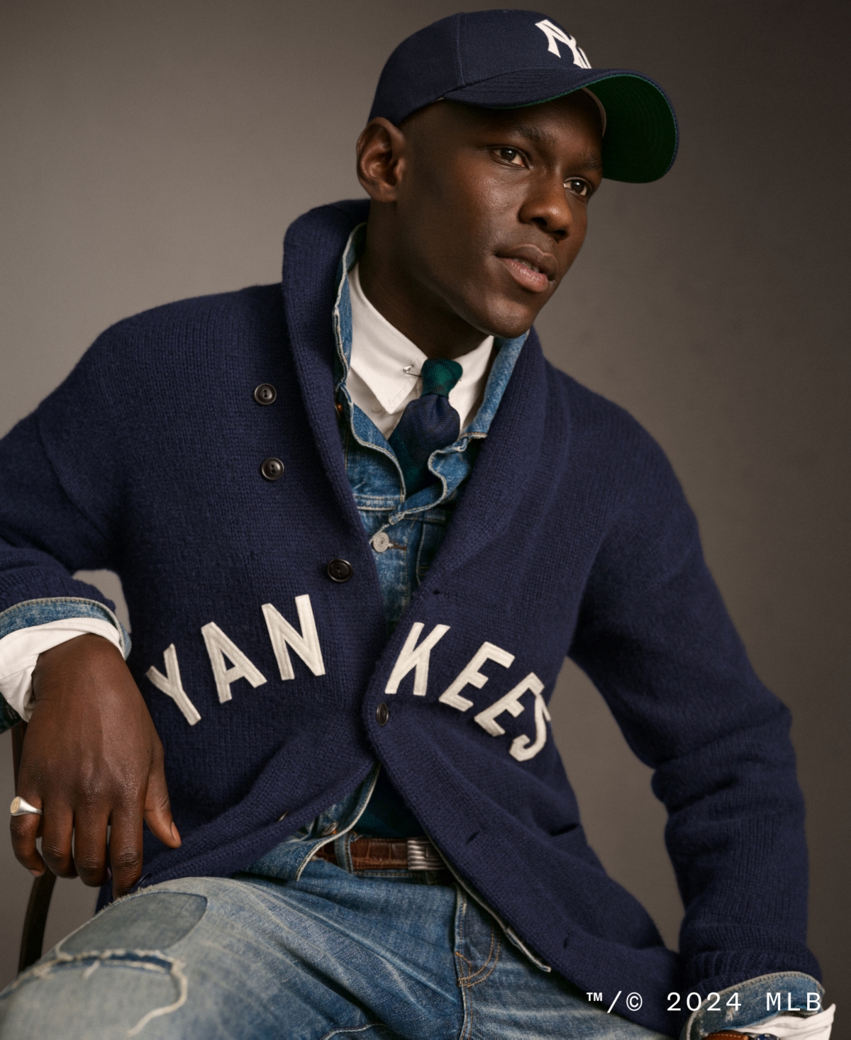 Polo Ralph Lauren Men's Yankees Cardigan
