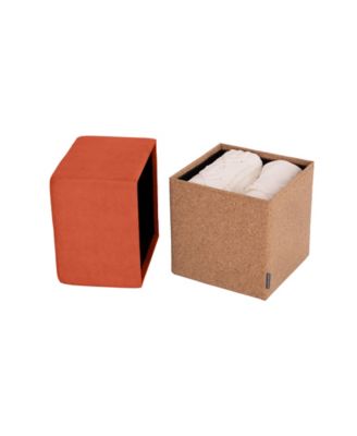 The Vineyard Collection Cork Storage Ottoman