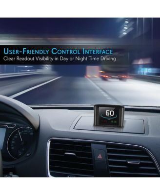 Smart Car HUD Heads-Up Display with GPS Compass and Speedometer