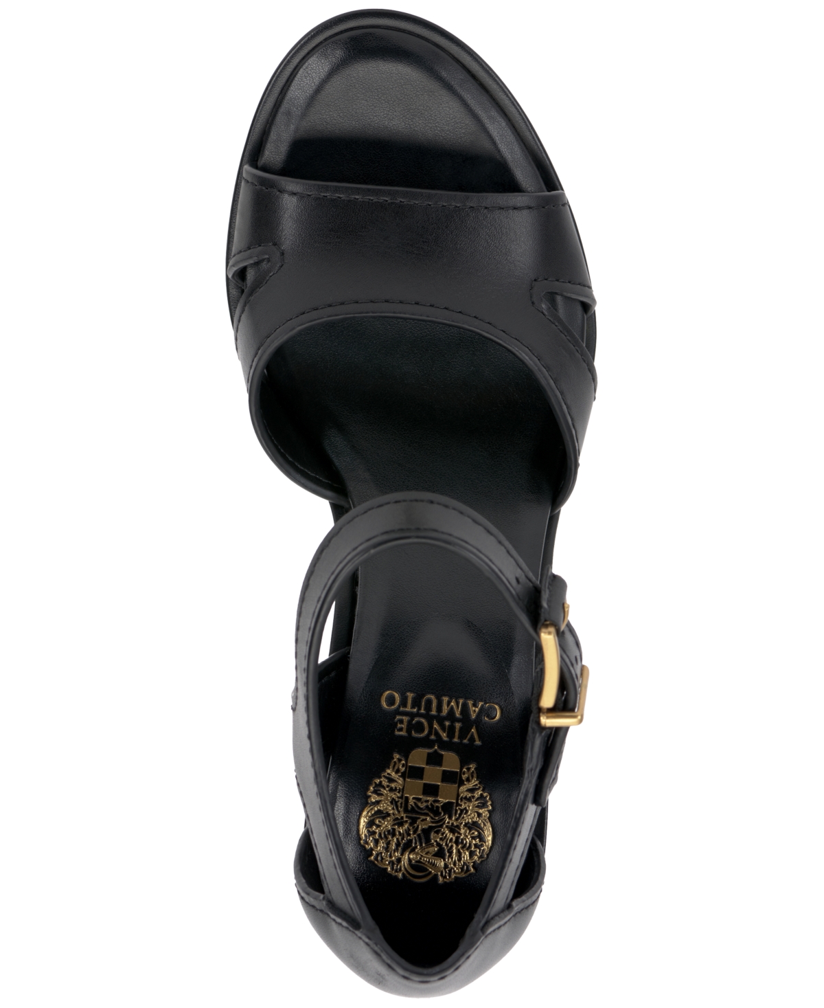 Vince Camuto Women's Faraz Cut-out Dress Sandals In Black Leather