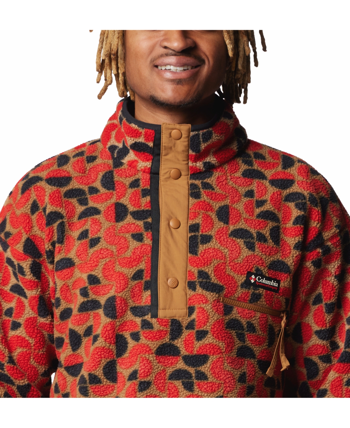 Men's Helvetia Ii Printed Half Snap Fleece
