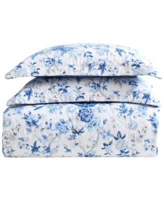 Breezy Floral Reversible 3-Pc. Quilt Set, King
