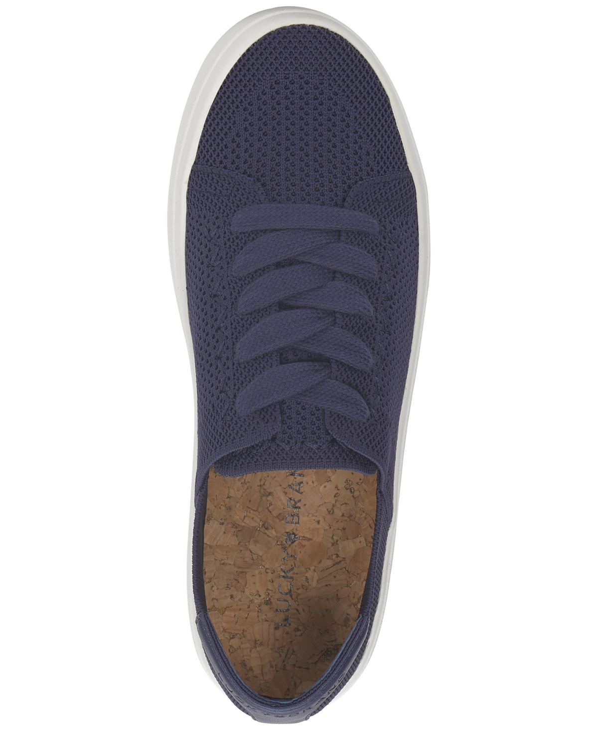 LUCKY BRAND WOMEN'S TALENA KNIT LACE-UP SNEAKERS 