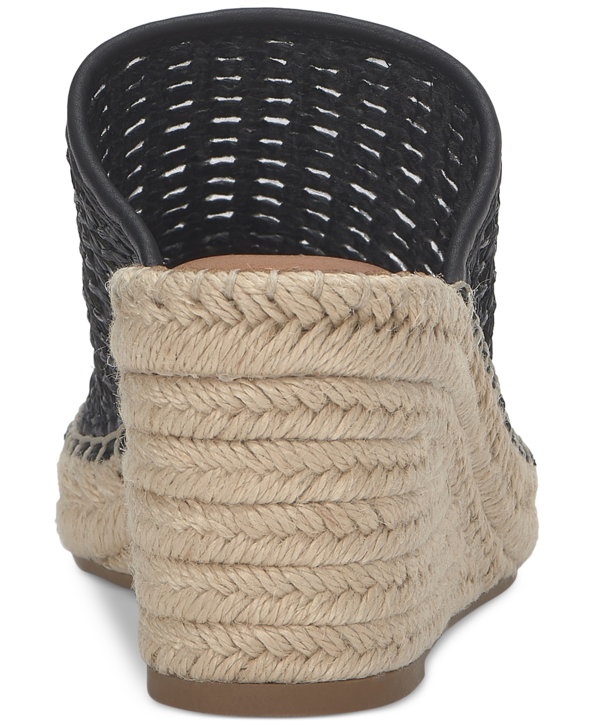 Lucky Brand Cabriah Espadrille Platform Wedge Slide Sandal In Black