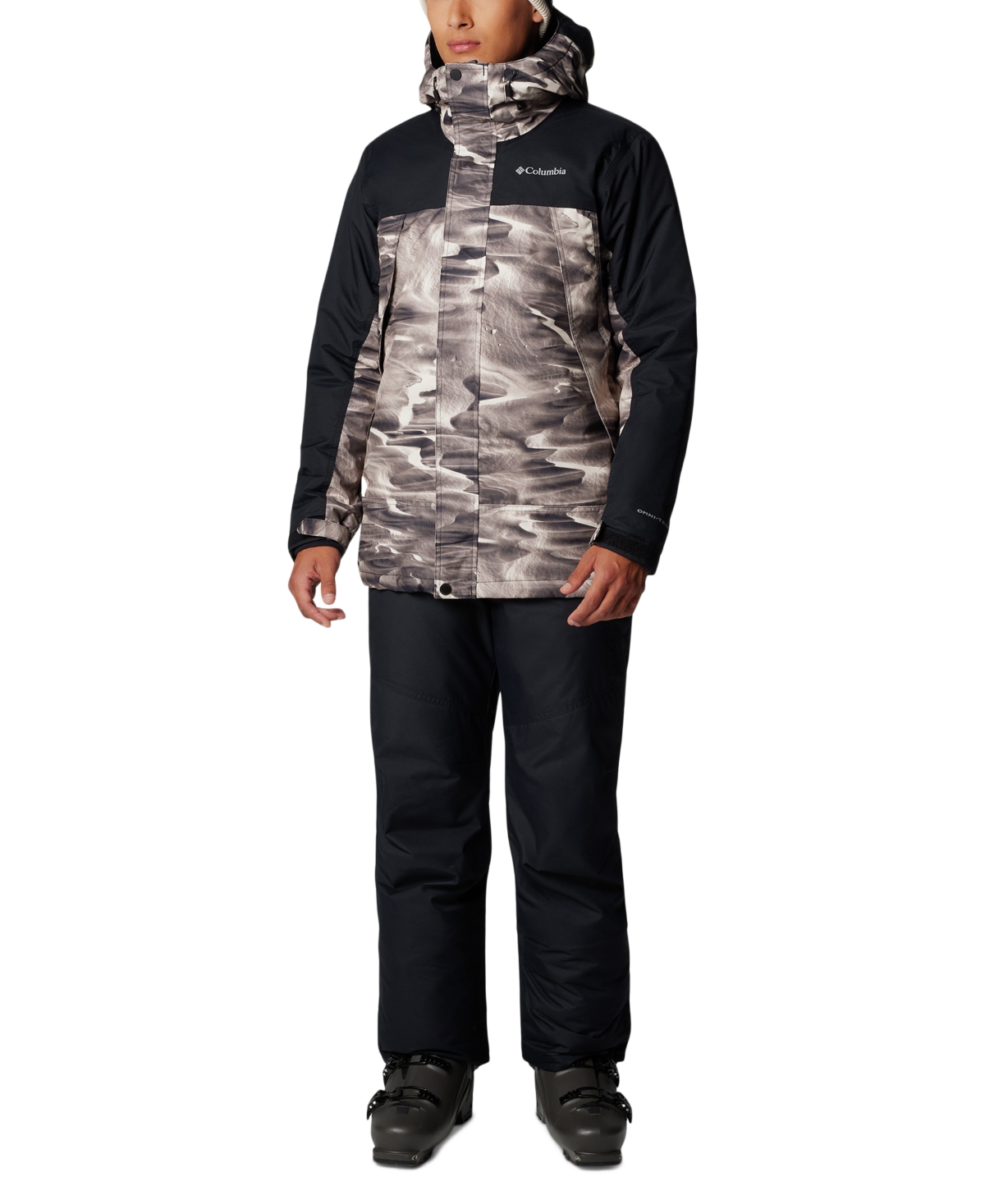 Columbia Men's Shotski Printed Full-Zip Hooded Jacket