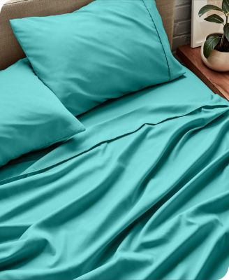 Microfiber Bedding Sheet Set 400TC Cotton 4Pc Sheet Set